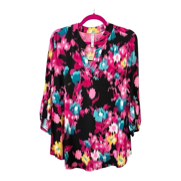 Floral Print Dear Scarlett Blouse - Size M - Picture 2 of 5